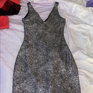 silver sparkle dress